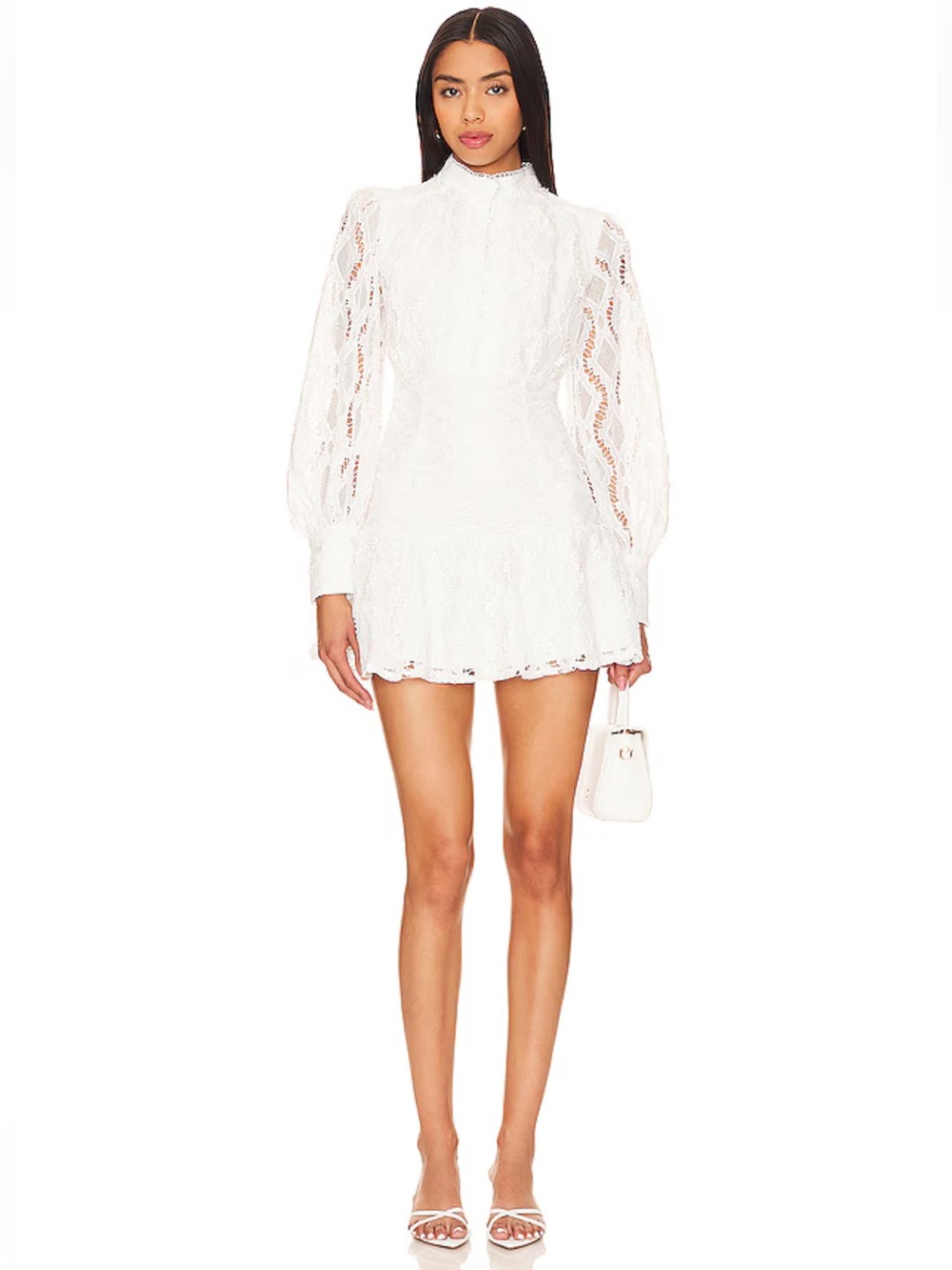 Bardot Revolve Remy White Dress
